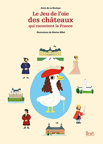 Le jeu de l'oie des châteaux qui racontent la France - Anne de La Boulaye - Illustrations de Marion Billet - Editions Seuil Jeunesse -