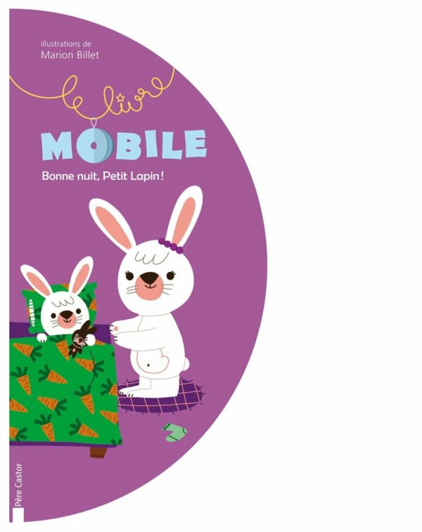 Le livre mobile - Bonne nuit, Petit Lapin ! - Illustrations Marion Billet - Collection Père Castor - Flammarion -