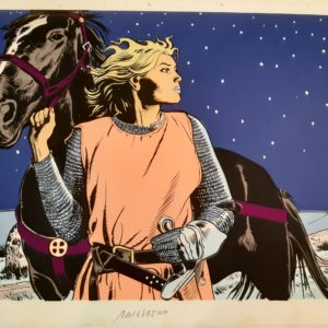 Trait pour Trait – Les Écluses du ciel – Rouge & Rodolphe – + Sérigraphie N & S – Éditions Glénat 1985 –