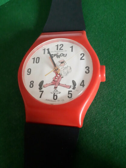 Montre Géante Murale Spirou - Objet publicitaire - Taille 132 cm - Dupuis 1993 - TF1 - – Image 4