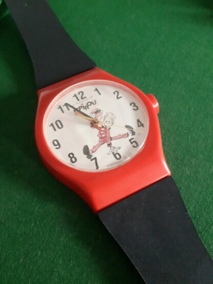 Montre Géante Murale Spirou - Objet publicitaire - Taille 132 cm - Dupuis 1993 - TF1 -