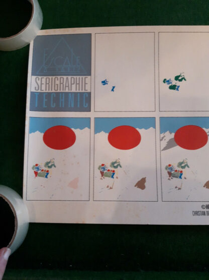 Hergé - Sérigraphie Création de la couverture Tintin au Tibet - Limitée à 1500 ex. - 1987 - – Image 2