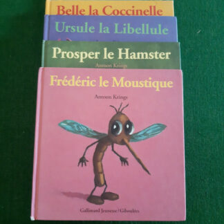 Lot de cinq livres "Drôles de petites bêtes" Collection Giboulées - Gallimard jeunesse - 2015 -