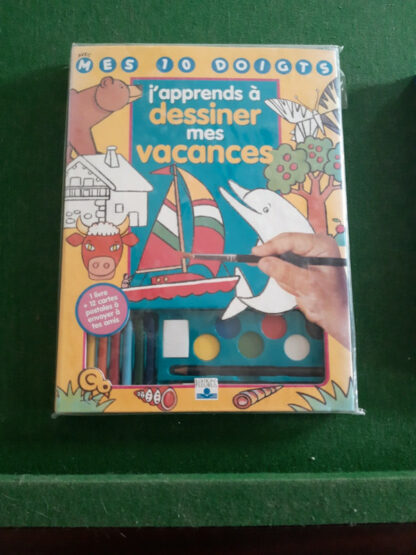 J'apprends à dessiner mes vacances avec mes dix doigts - Éditions Fleurus -